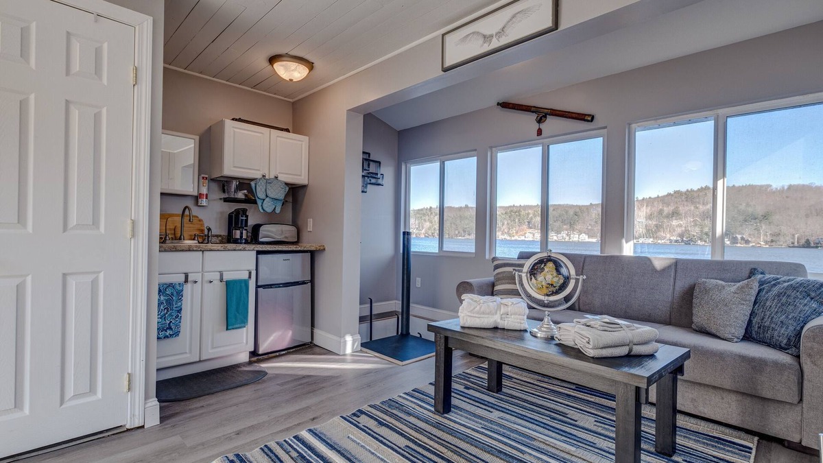 Alton Bay Condo | Siena/Venice waterfront private units (2) with 2 Docks!