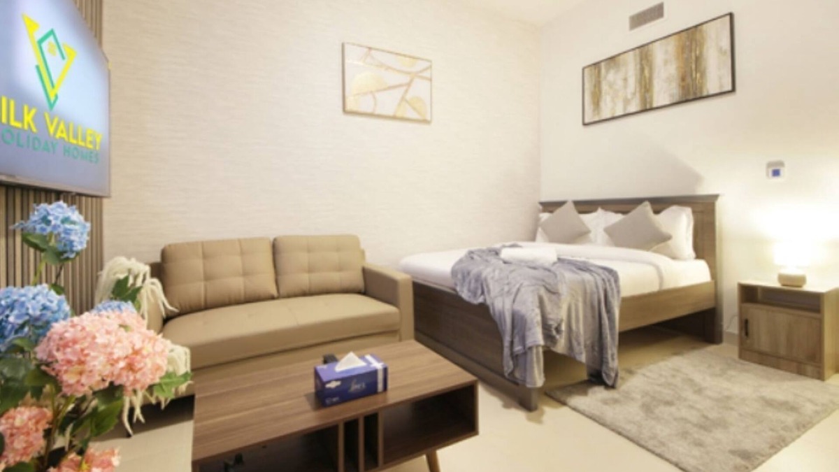 Khalifa City Apartment | Silk Valley - Cozy Studio located in prime location