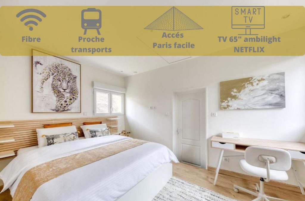 Petit-Ivry Apartment | Silver&Gold House Pro & Family