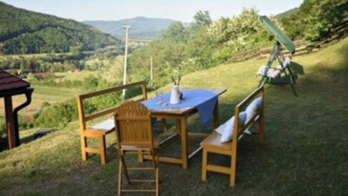 Beserovina Apartment | Sima's house on the slopes of Tara - view of the Drina valley