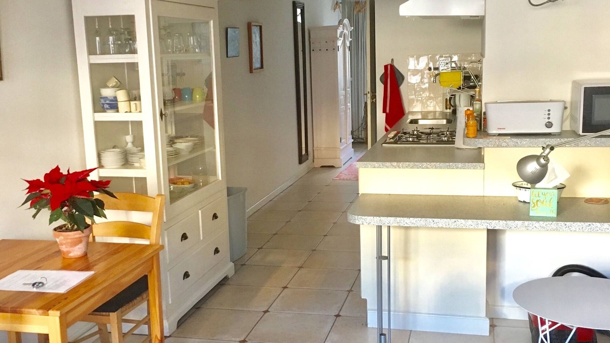 De Weteringschans Apartment | Simpel,nonsmoking canal street-level for 2. Private entrance nice garden,CENTRE