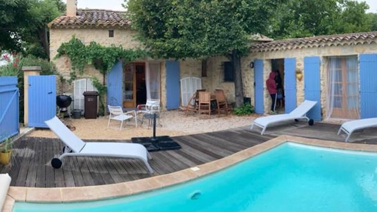 Lussan House | Single-storey house for 4 people pool Lussan