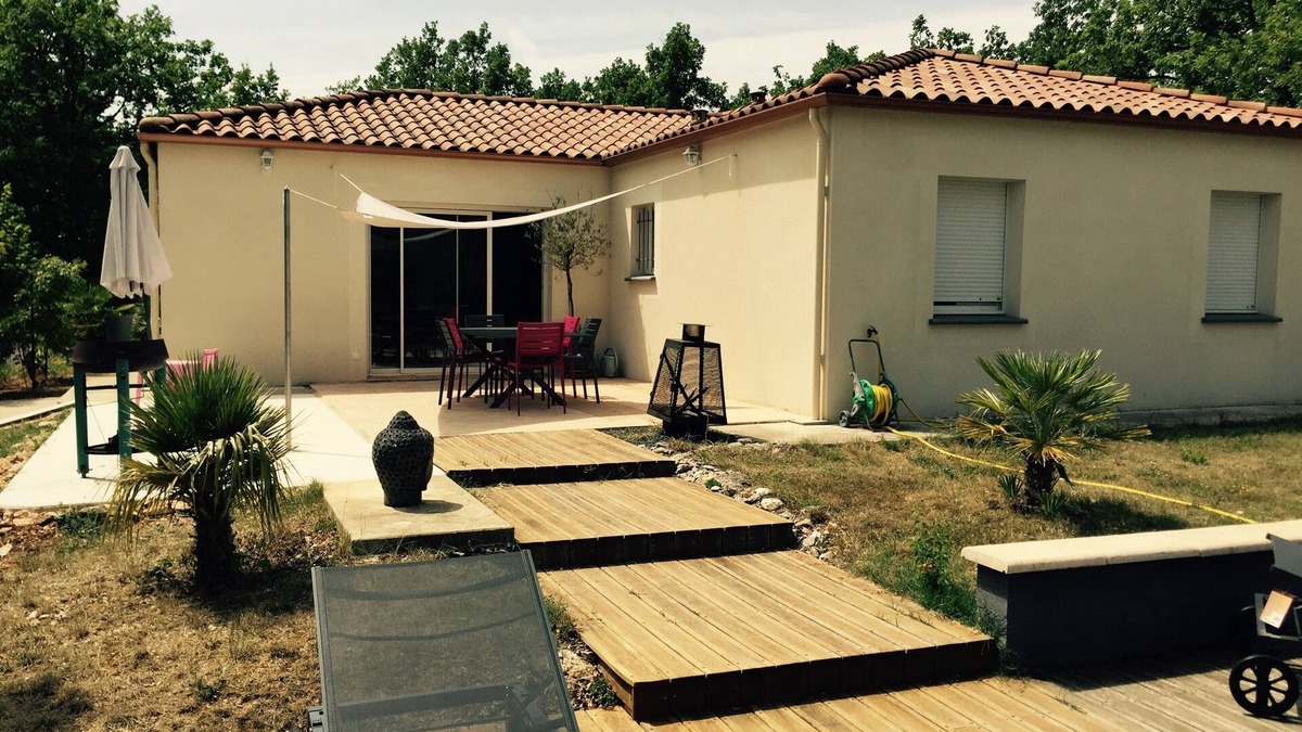 Lalbenque House | Single-storey house with private pool capacity 8 village of Lalbenque (1km)