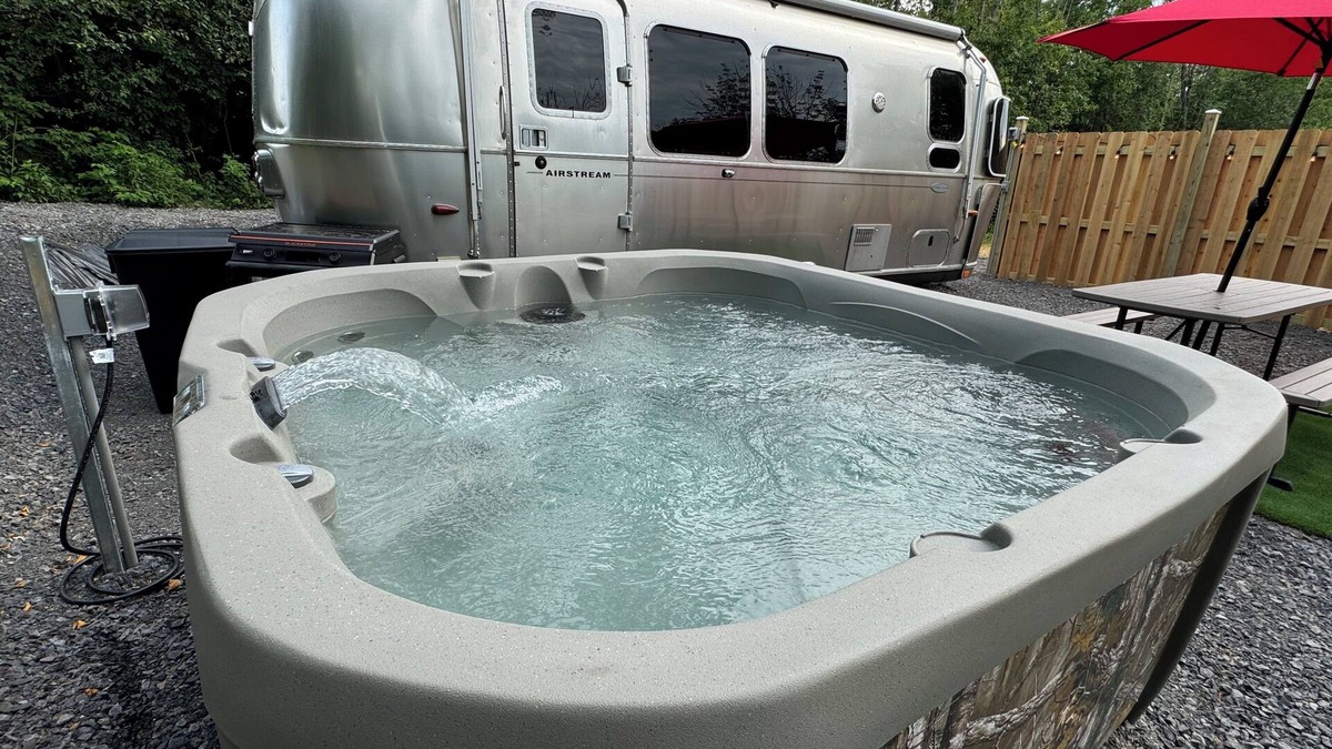 Burdett House | Sip & Soak: Airstream Glamping, Hot Tub On Seneca Wine Trail