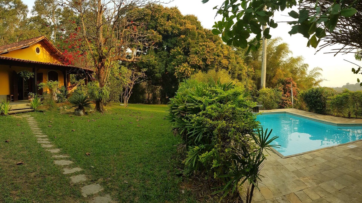 Porto da Roca House | Site with swimming pool, barbecue and beautiful view