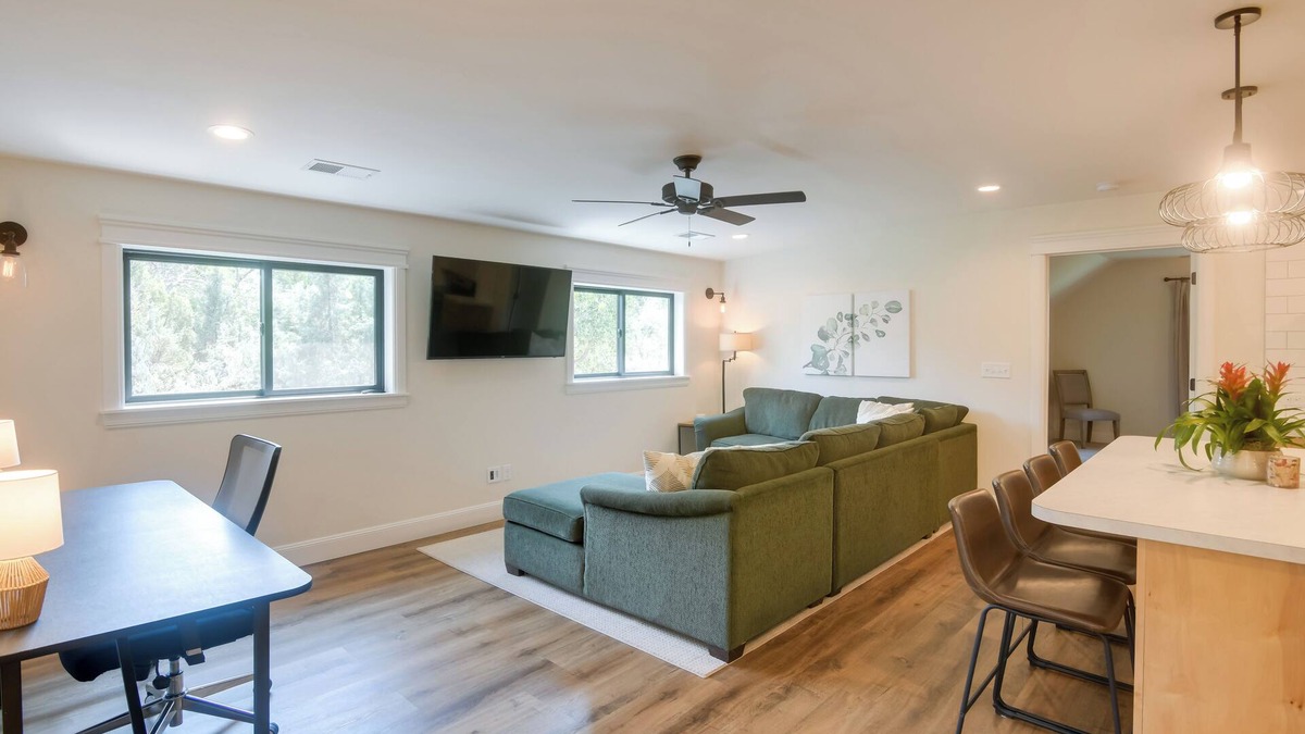 Rigby Apartment | Ski, Hike, Explore: Modern Guest Suite in Rigby