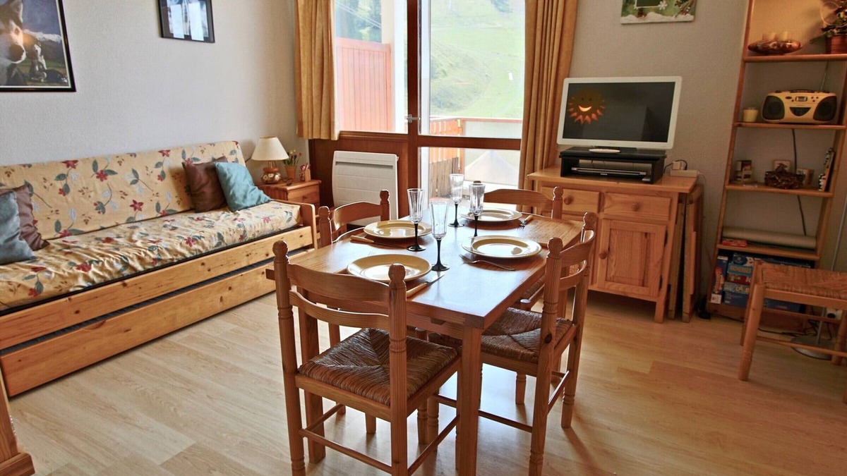 Chamrousse Apartment | Ski-In/Ski-Out 2BR + Cabin Apartment with South-Facing Terrace