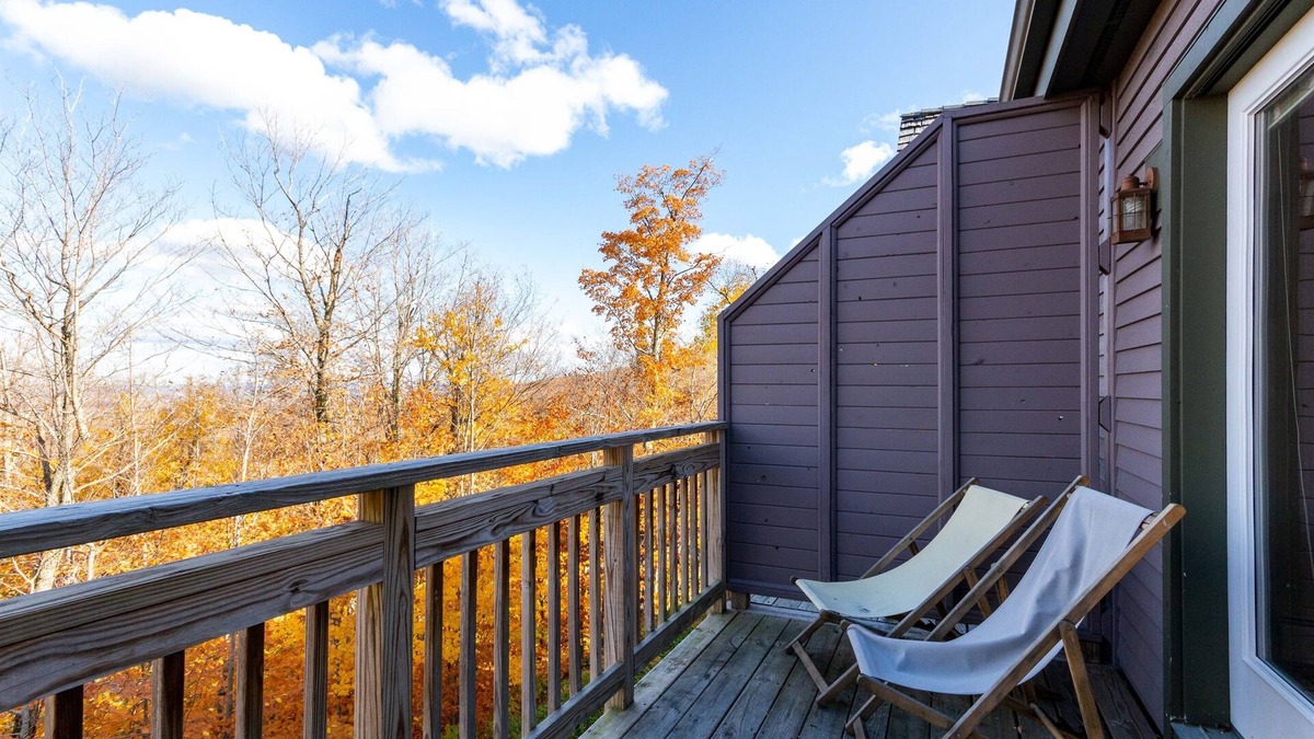 North Troy Condo | Ski in Ski out - fantastic location on the trail