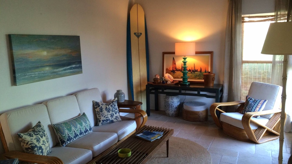 Silver Strand House | Skip To the Beach!, Sunny and Bright, Sunset Magazine Styling, new Gas fire-pit