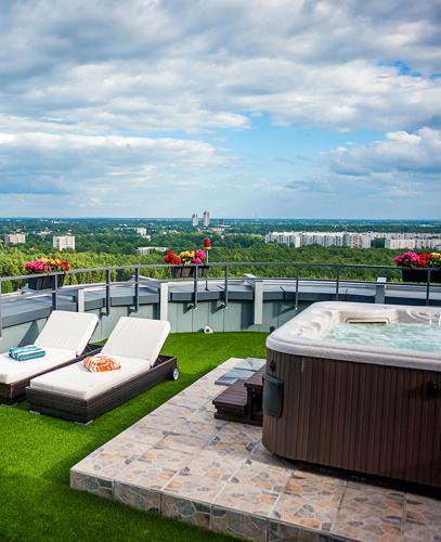 Imanta Apartment | Skyhouse Riga Private Penthouse and SPA