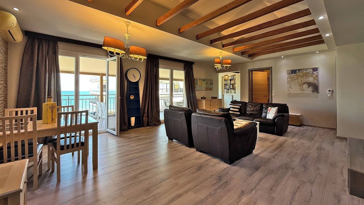 Katerini Apartment | SkyView Paralia, Apartment with View and Balcony