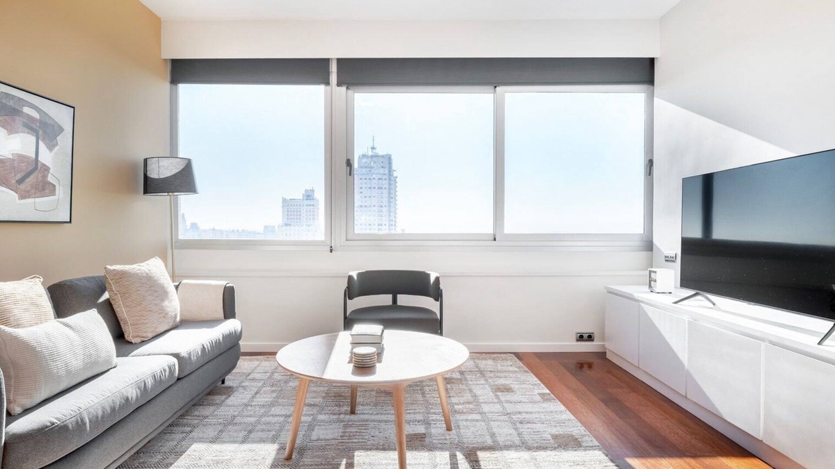 Moncloa - Arguelles Apartment | Sleek Argüelles 1BR w/amazing views, nr Madrid Rio, by Blueground