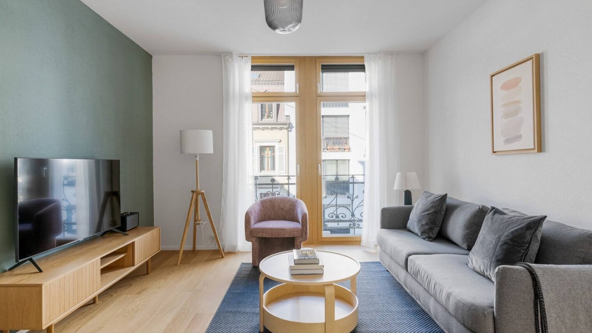 Gundeldingen Apartment | Sleek Gundeldingen 3 Room w/Storage, nr Basel Main Stn, by Blueground
