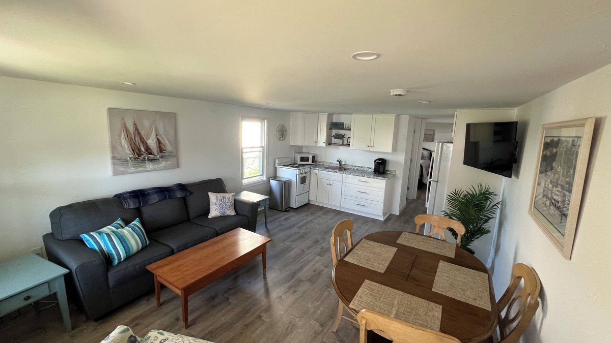 York Beach Condo | Sleeps 4, 30 steps to Long Sands Beach! This condo is directly across the street