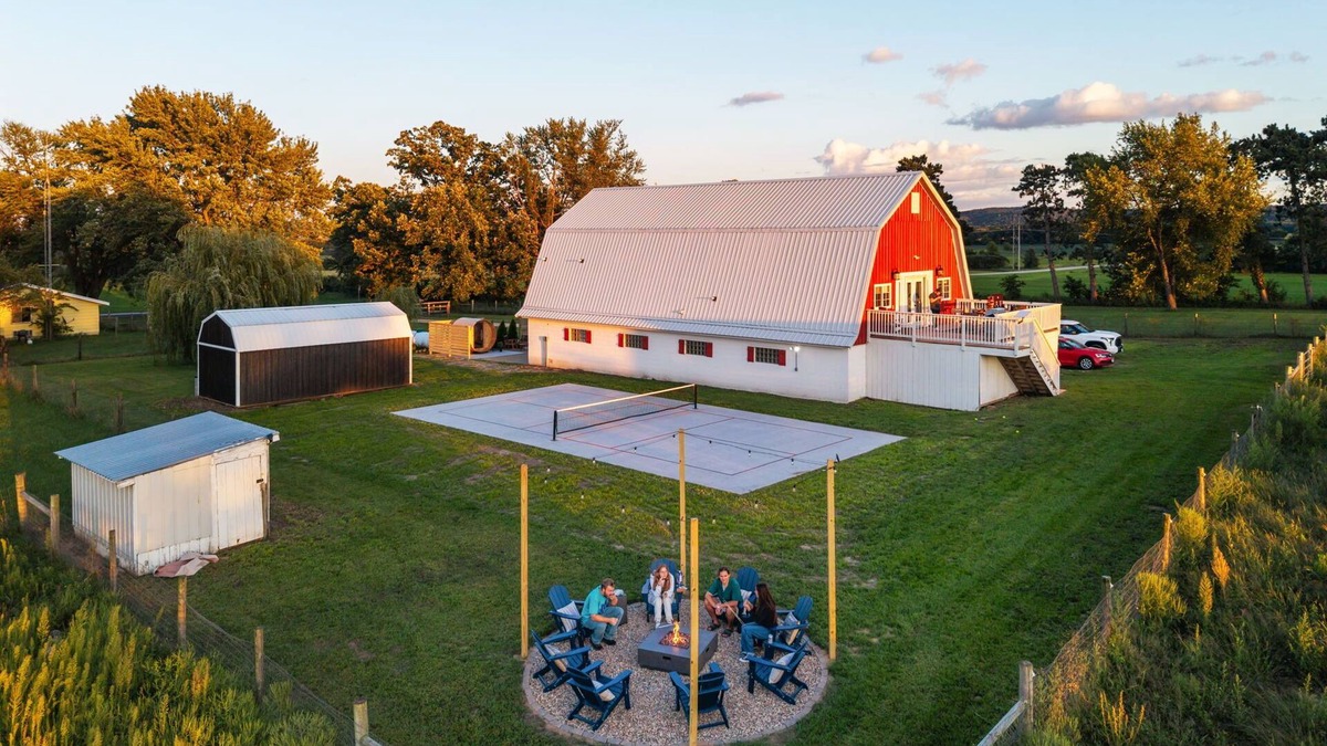 Baraboo House | Slope&Stable-Pickleball, Hot tub, Sauna, Arcade