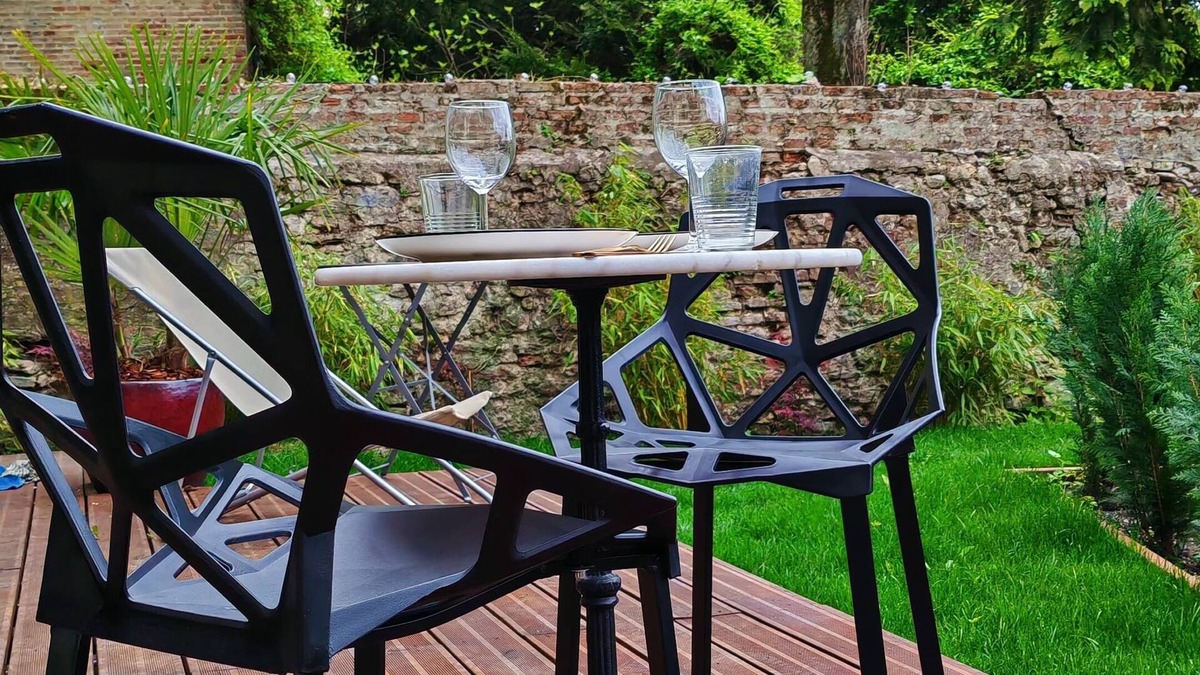 Laon Apartment | Slow Tourism in the historic center of Laon: Terrace, Garden and Bbq