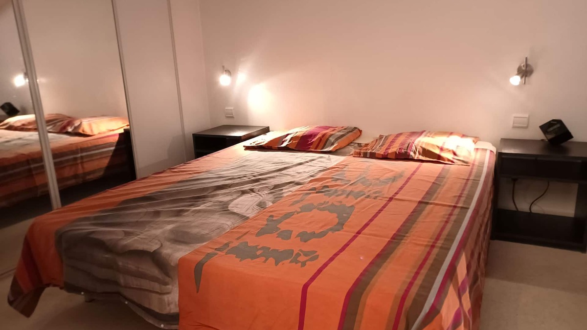 Claix Apartment | Small Duplex terrace on top floor with magnificent view of the Vercors mountains