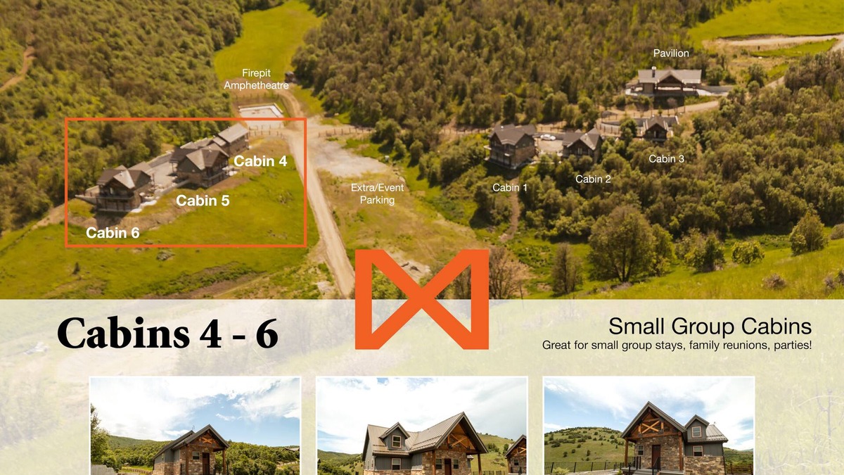 Preston House | Small Group Rental | Cabins 4 - 6 |
