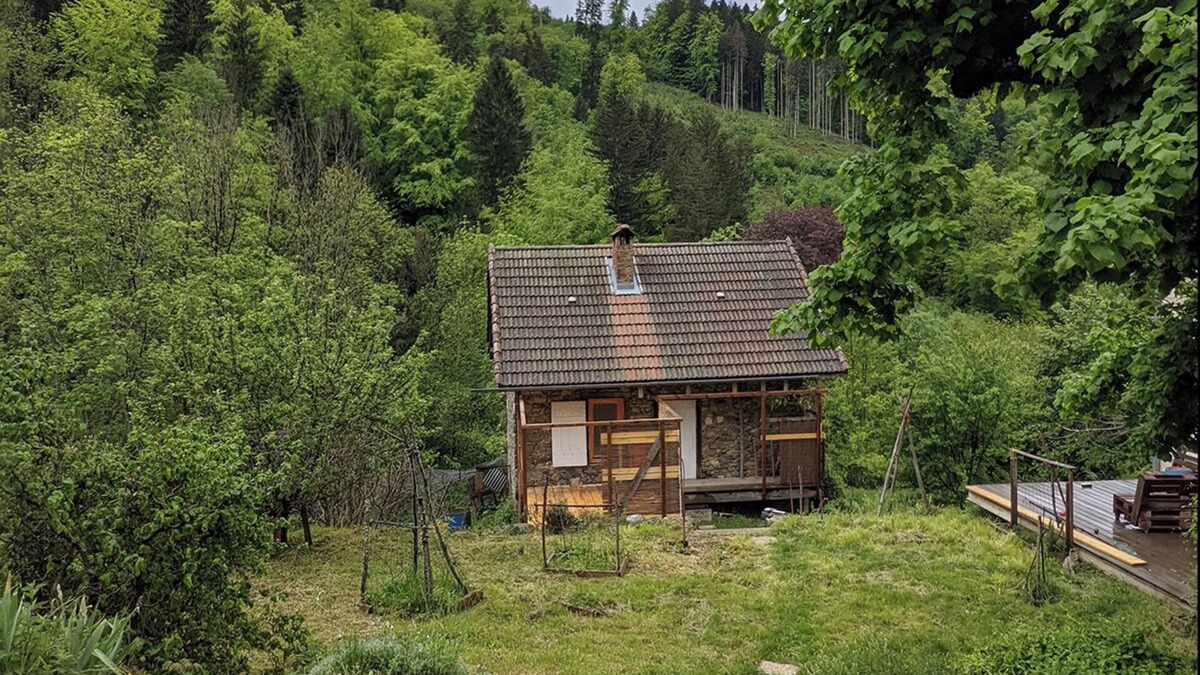 La Combe-de-Lancey Ski Chalet | Small house surrounded by nature and mountains.