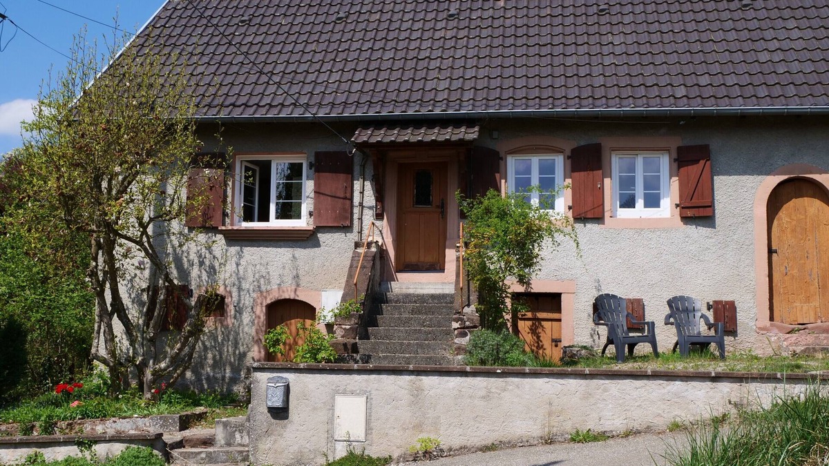 Meisenthal House | Small house with garden and fireplace