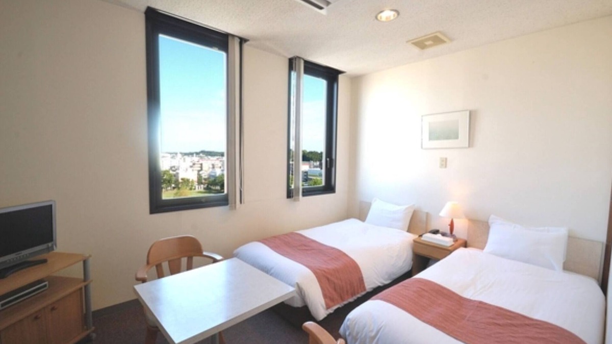 Mito Hotel | Smoking Twin x Unit bath vs | Room only plan /Mito Ibaraki