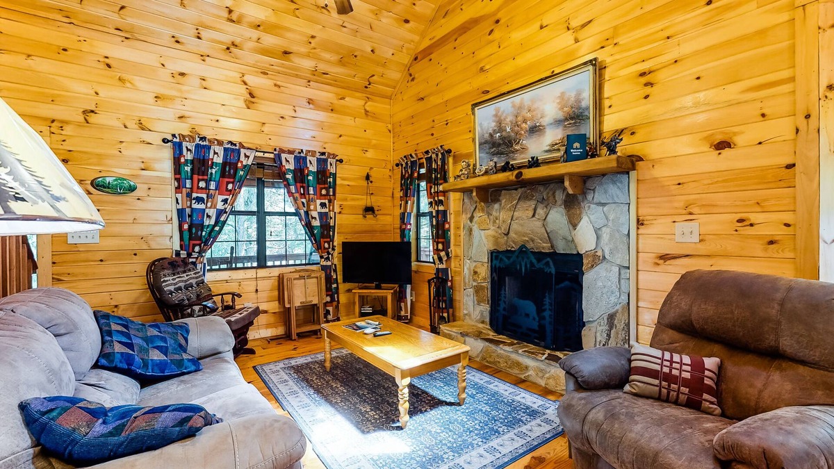 Williamstown Cabin | Snowbird-friendly log cabin with pool table, darts & private hot tub - dogs OK