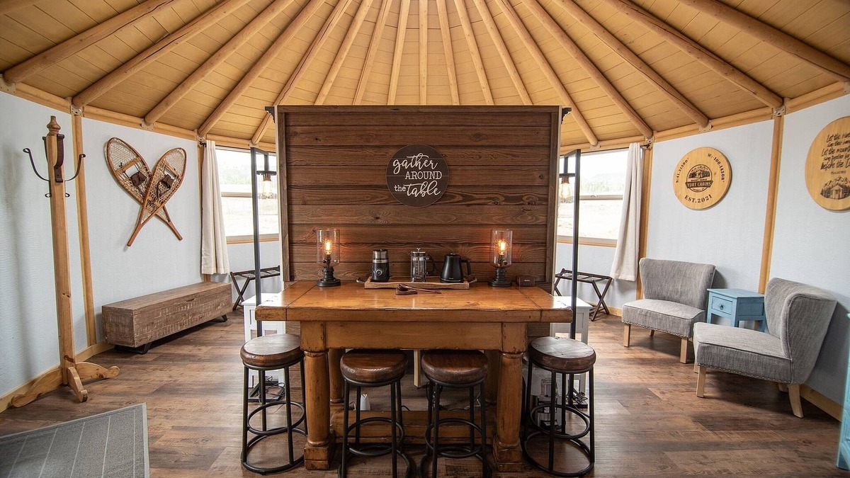 Centennial House | Snowy Range Yurt Cabins - Blue Yurt