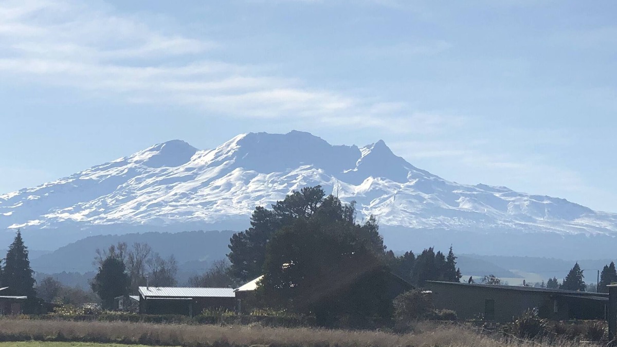 Ohakune House | Solar on Snowmass Drive 30c Orange Door