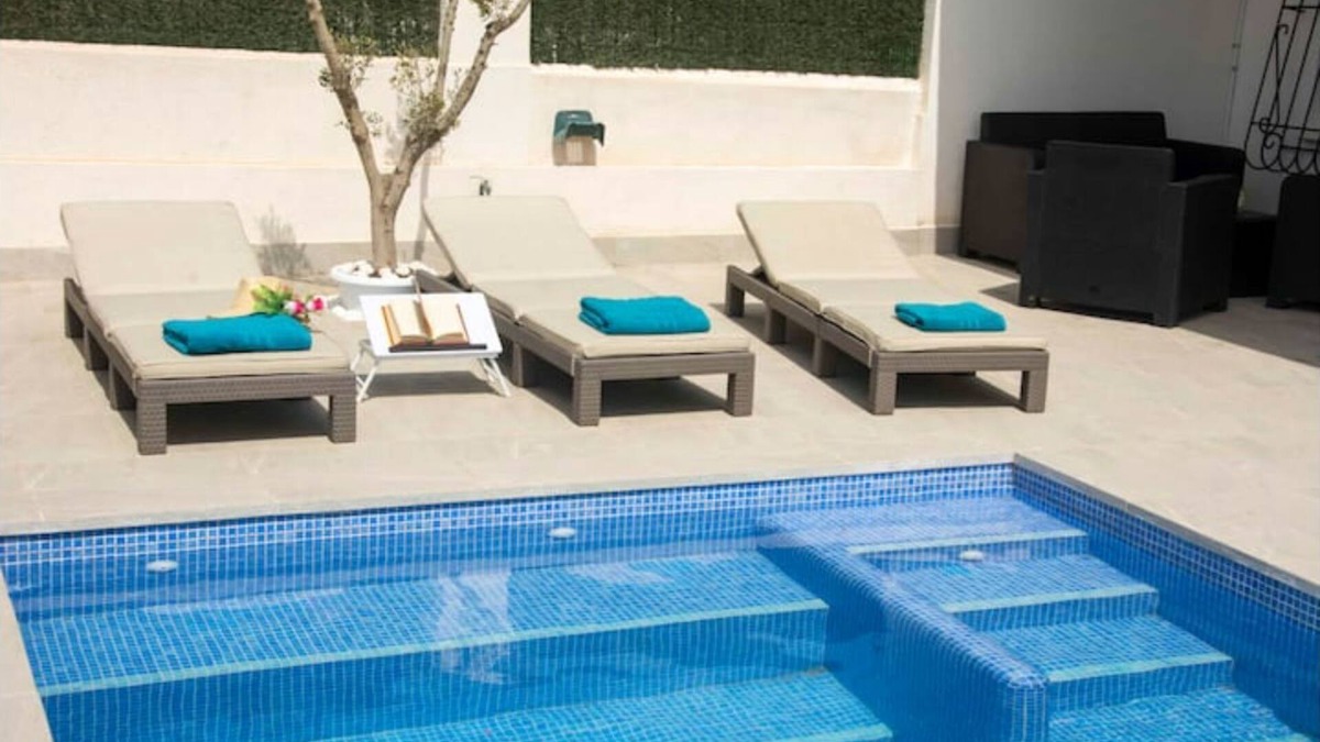 Santiago de la Ribera House | SOLEADA HOUSE. Heated and private swimming pool.