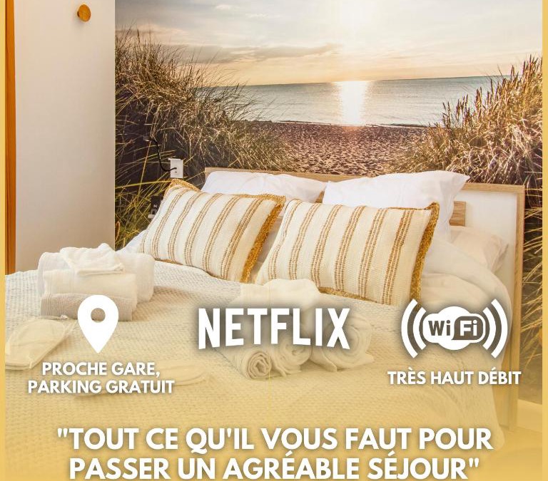 Chalons-en-Champagne Apartment | Soleil d'Été - Netflix & Wifi - Balcon - Climatisation - Parking Gratuit - check-in 24H24 - Emplacement Vélos - GoodMarning