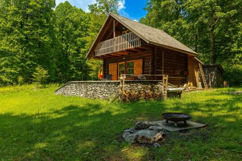 Hrib pri Hinjah Ski Chalet | Somova gora chalet in the woods