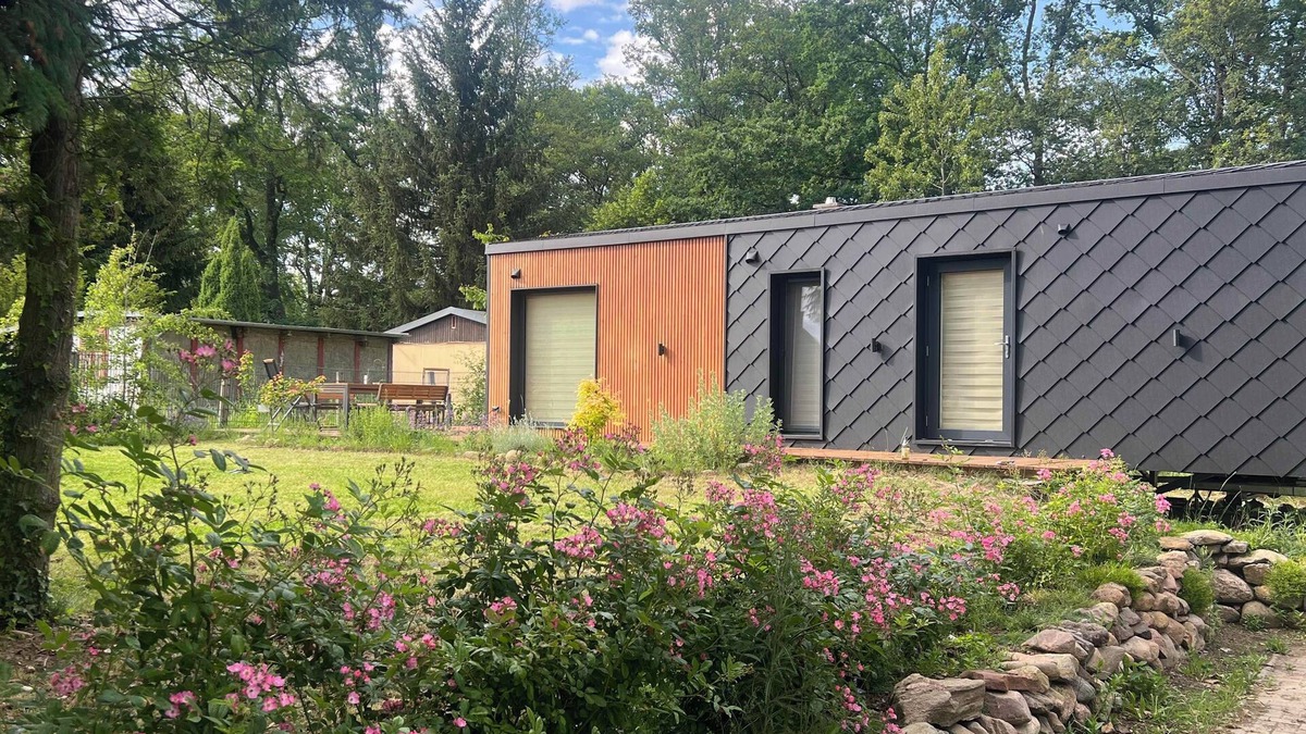 Lebusa House | Sonniges Tinyhouse am Körbaer See