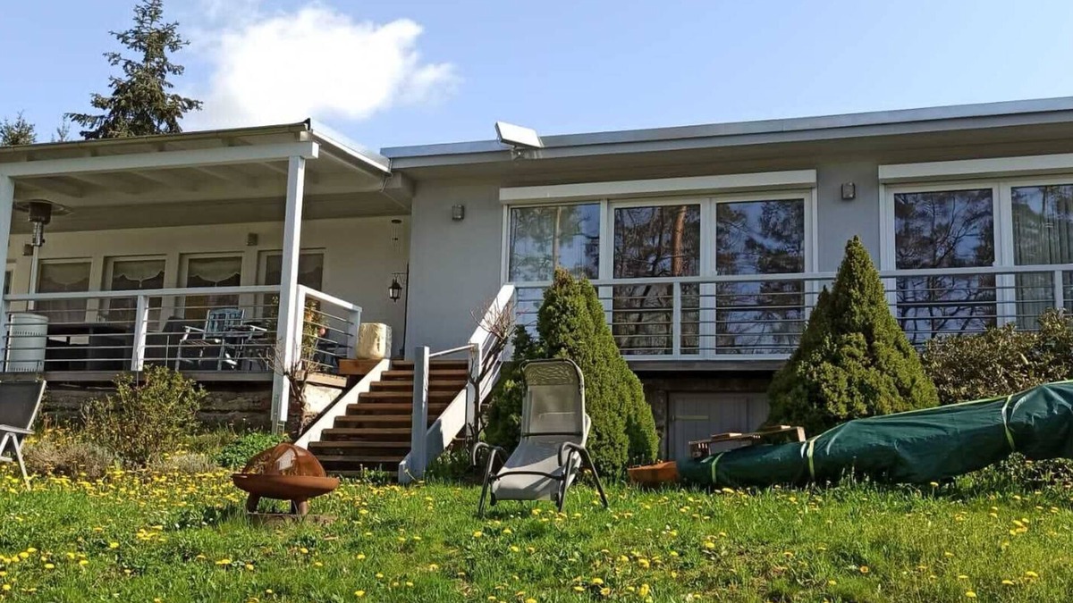 Bungalowdorf an der Talsperre House | Sophisticated vacation home (83sqm) with direct access to the Zeulenrodaer Meer