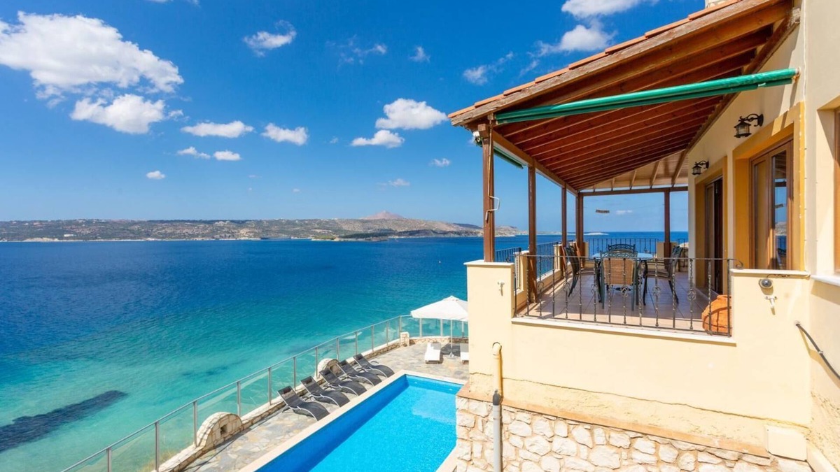 Katochori Villa | Souda Bay View - Five Bedroom Villa, Sleeps 12