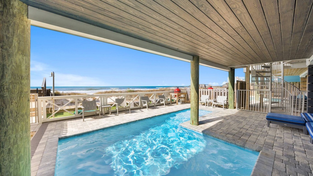 Bel Air House | "Soul Surfer" Dream Vacation Home w/Direct Beach Access on the East End of Panama City Beach. Private Pool, Game Room, Large Suites + More!