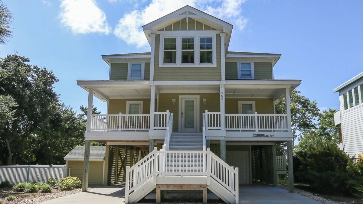 Monteray Shores House | Sound Reflections - 4 BR Soundside home in Monteray Shores Corolla w/Private Pool