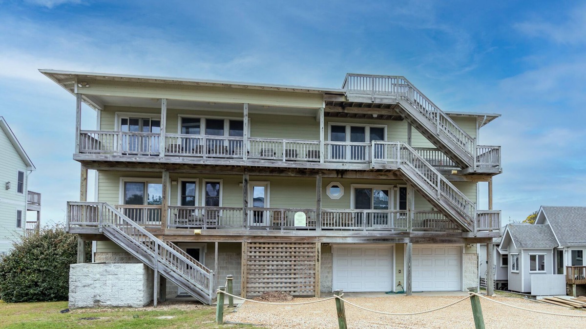 Carolina Dunes House | Soundfront home with lots of fun amenities including rec room and private hot tub