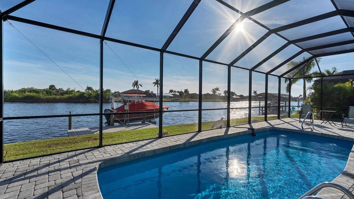 South Gulf Cove House | South Gulf Cove 2 Bedroom Canal Pool Home