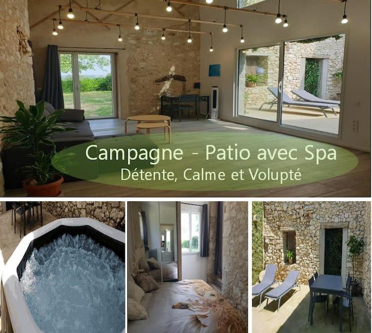 Sarrant House | SPA, Patio et Maison privés - Détente à la campagne