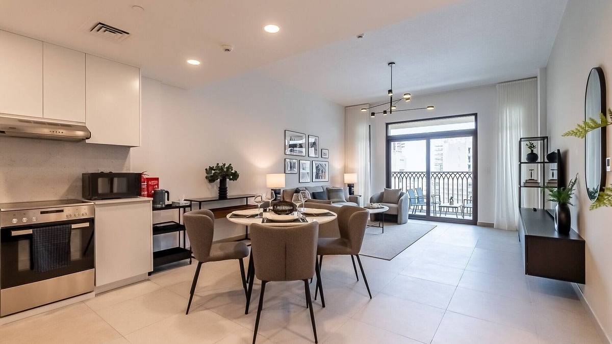 Umm Suqeim 3 Apartment | Spacious 1- Bedroom apartment in Madinat Jumeirah Living I Beachside Bliss