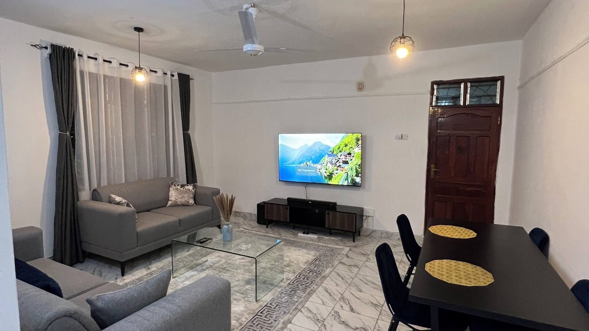 Mombasa Apartment | Spacious 1bedroom apartment in Nyali Mombasa/hotshower/washing machine/wifi