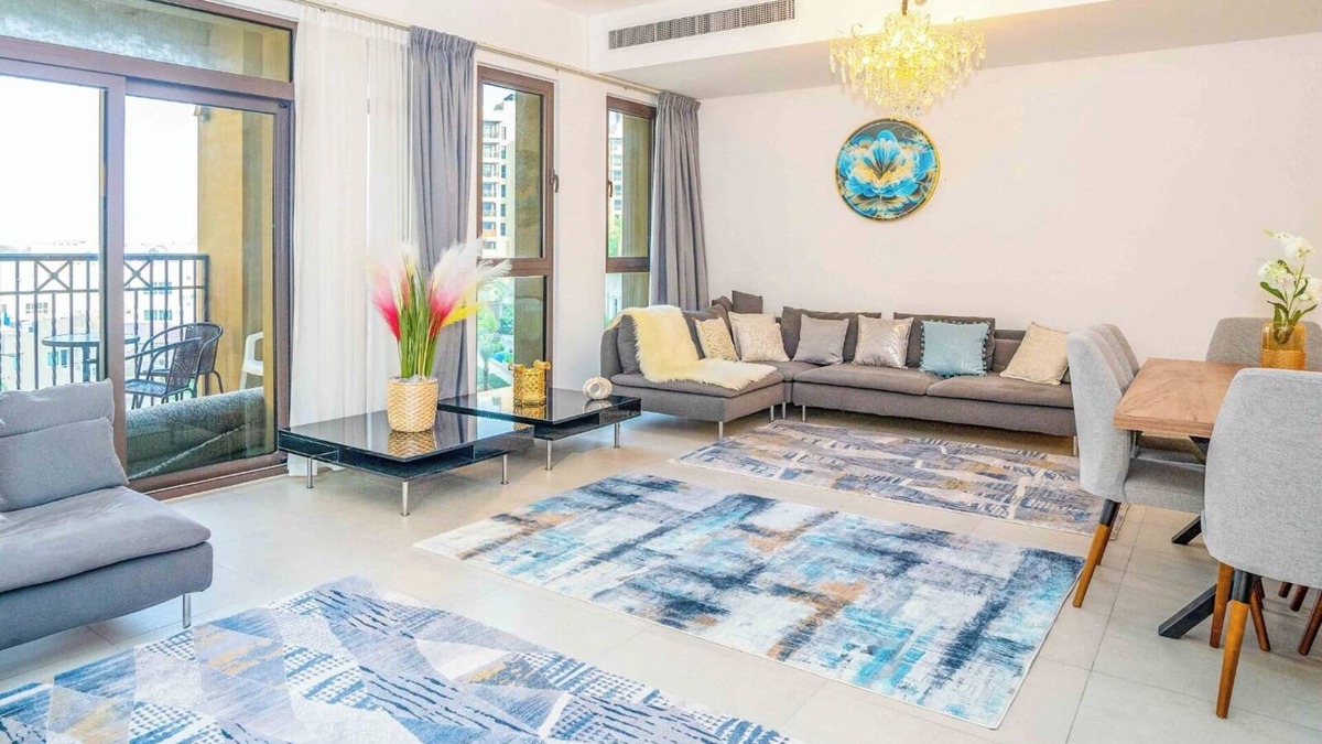Umm Suqeim 3 Apartment | Spacious 2-Bedroom + Maids' Room, Facing Burj Al Arab & Steps from the Beach