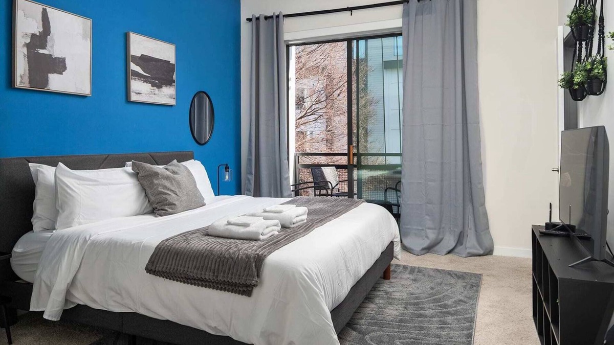 First Ward Apartment | Spacious 2BD w/Private Balcony and Free Parking 3