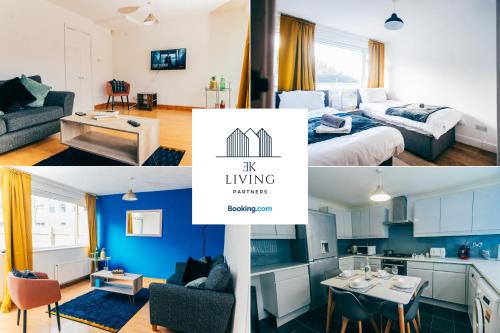 Penarth House | Spacious 3 Bedroom House - Sleeps 5 - Free Parking - By EKLIVING LUXE Short Lets & Serviced Accommodation
