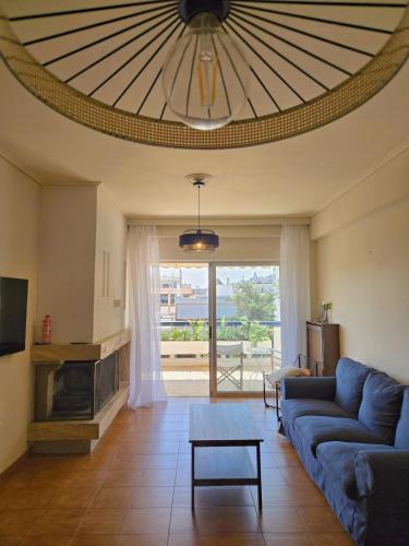Chalandri Apartment | Spacious 3BR Apt with Large Balcony Near Metro & ACS