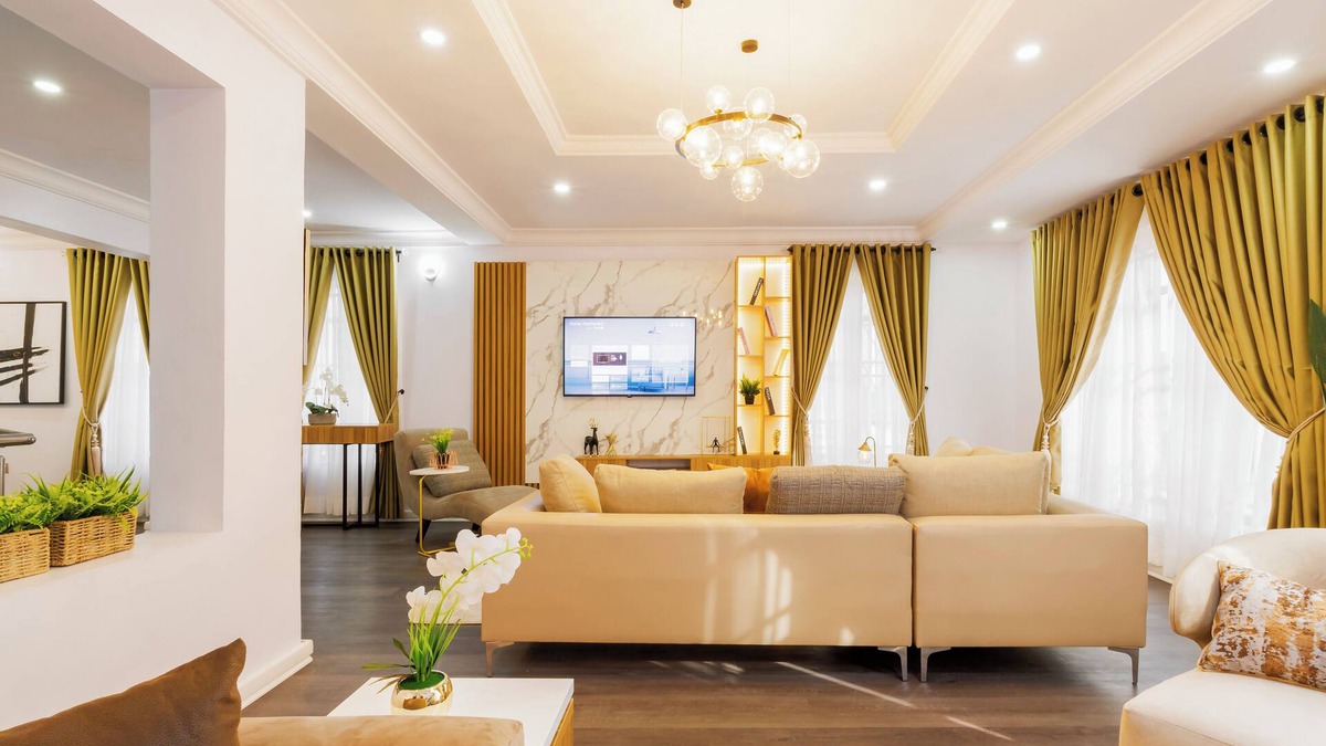Ikeja Apartment | Spacious 4-bedroom Terrace apartment with Free WiFi and AC in charming Ikeja