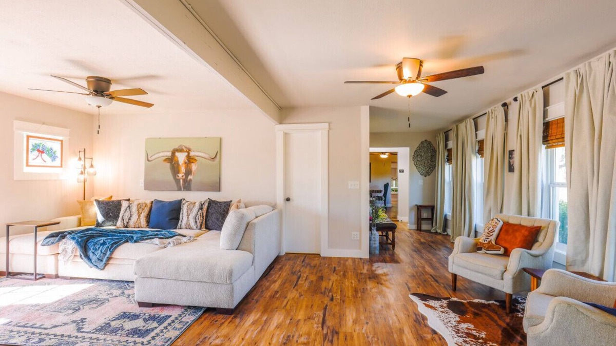Santa Anna House | Spacious 4BR Ranch Wildlife Firepit Patios