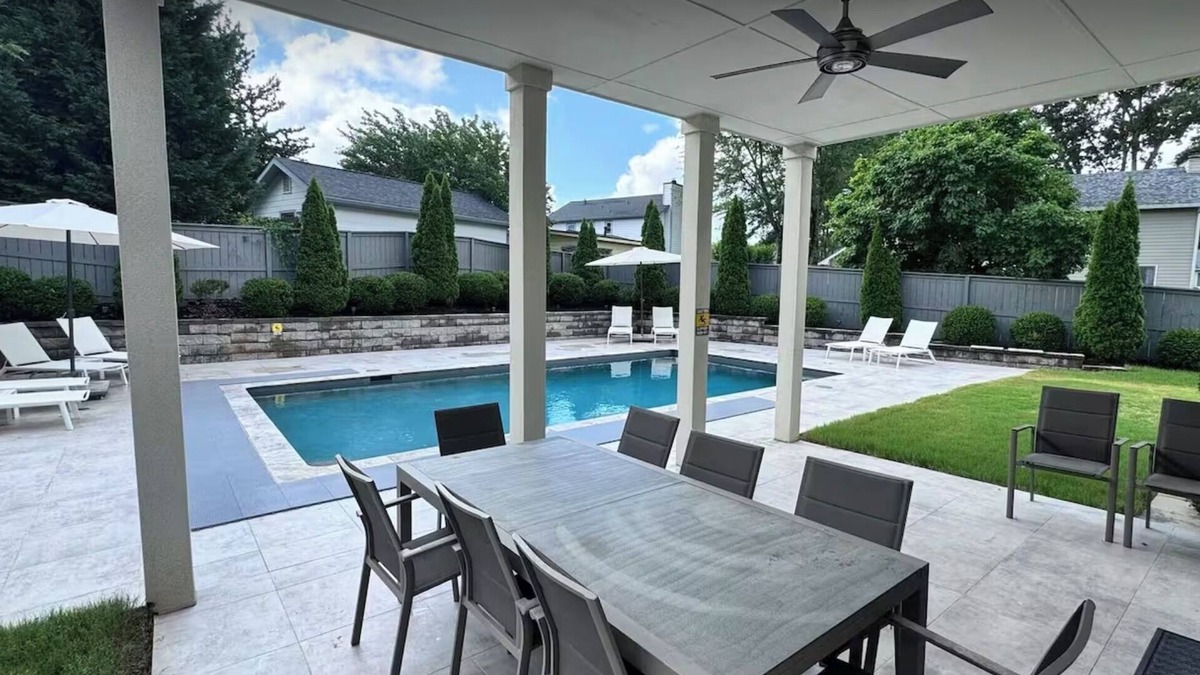 Marietta House | Spacious 5-bedroom house w Saltwater pool close to Braves, PG baseball, Roswell