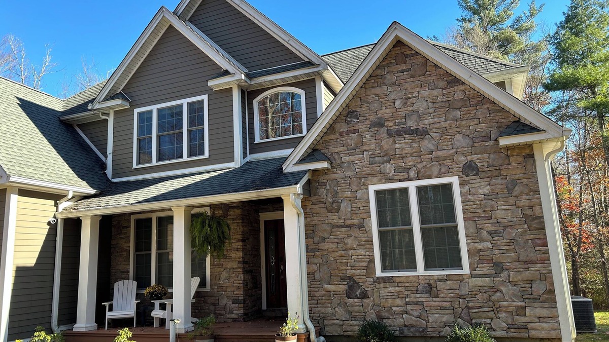 Goshen House | Spacious 5-bedroom house in lake community, fireplace, hot tub, washer/dryer