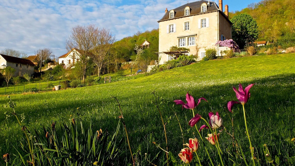Ambeyrac Apartment | Spacious air-conditioned apartment with large garden